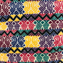 Load image into Gallery viewer, Cross Body Genuine Leather Hand Crafted Mayan Artisan Bag Brown Mayan huipil fabric body