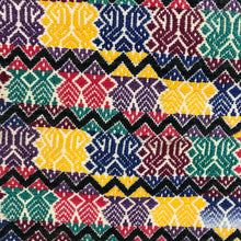 Load image into Gallery viewer, Cross Body Genuine Leather Hand Crafted Mayan Artisan Bag Brown Mayan huipil fabric body No. 29