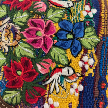 Load image into Gallery viewer, Mayan Artisan Leather Clutch Purse with Huipil Fabric Body No. 11