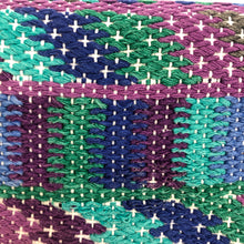 Load image into Gallery viewer, Mayan Artisan Leather Clutch Purse with Huipil Fabric Body No. 12