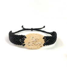 Load image into Gallery viewer, Be Good Always Diffuser Bracelet Sacred Ties (Black Band)