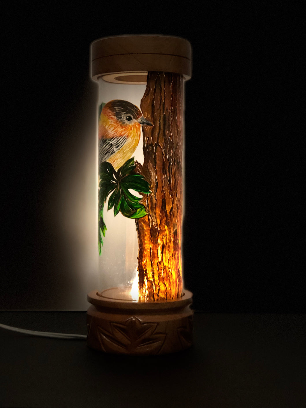 Songbird Posado Hand-Painted Mayan 360 Lantern