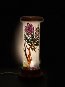 Arbusto Lilac Hand-Painted Mayan 360 Lantern