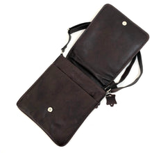 Load image into Gallery viewer, Cross Body Genuine Leather Hand Crafted Mayan Artisan Bag Ebony No. 26