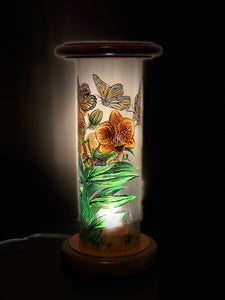 Mariposa Bouquet Hand-Painted Mayan 360 Lantern