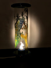 Load image into Gallery viewer, Plumaje Del Peacock Hand-Painted Mayan 360 Lantern