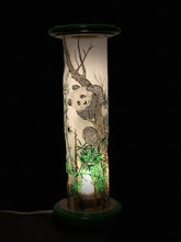 Load image into Gallery viewer, Panda Ascendente Hand-Painted Mayan 360 Lantern
