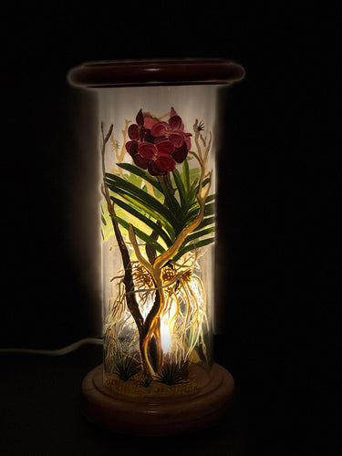 Orchid De La Selva, Corinto Hand-Painted Mayan 360 Lantern
