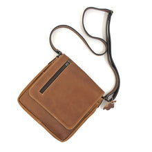 Load image into Gallery viewer, Cross Body Genuine Leather Hand Crafted Mayan Artisan Bag  No. 24