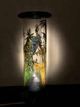 Load image into Gallery viewer, Plumaje Del Peacock Hand-Painted Mayan 360 Lantern