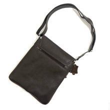Load image into Gallery viewer, Cross Body Genuine Leather Hand Crafted Mayan Artisan Bag Ebony