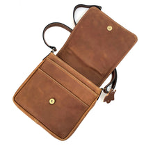 Load image into Gallery viewer, Cross Body Genuine Leather Hand Crafted Mayan Artisan Bag  No. 24