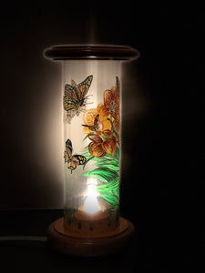 Mariposa Bouquet Hand-Painted Mayan 360 Lantern