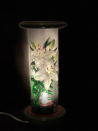 Lilies Blancos Hand-Painted Mayan 360 Lantern
