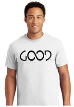 Load image into Gallery viewer, Good Always Black Logo (White Shirt)